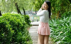 在把腿张大点我就可以吃到扇贝了